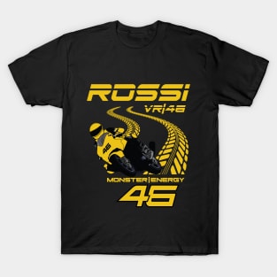 Valentino Rossi 46 Grand Prix Superbike Motorcycle Racer T-Shirt